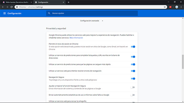 paginas web baratas